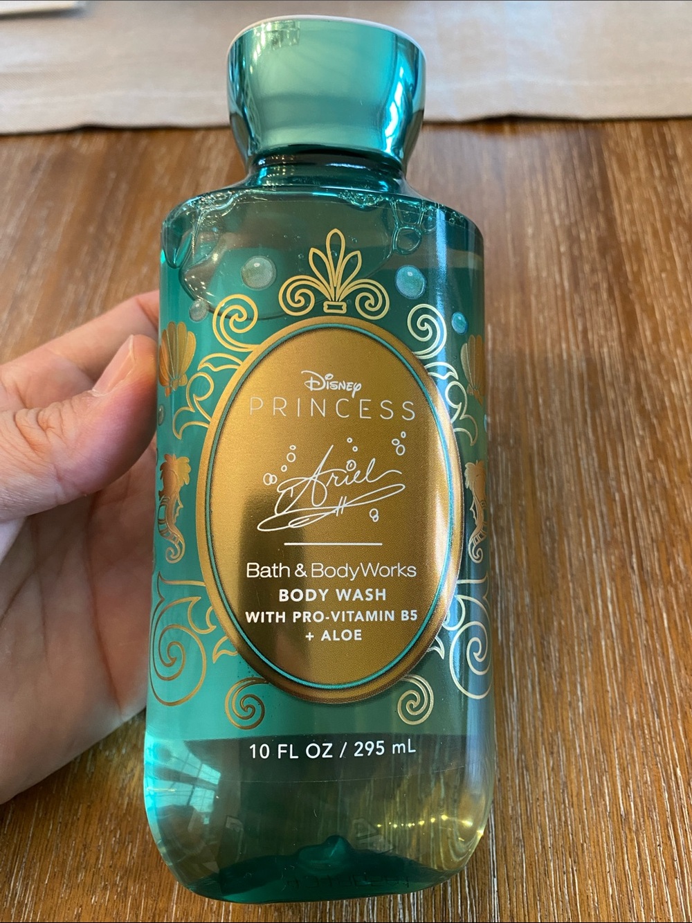 Bath & Body Works Ariel Princess Body Wash - Teal & Gold
